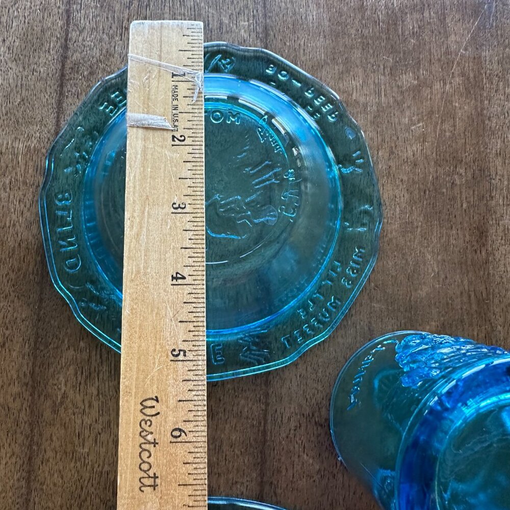 Tiara Indiana Glass three-piece Nursery Rhyme dish set - Picture 3 of 5